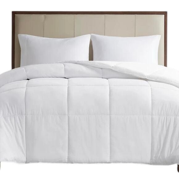 Madison Park Winfield Cotton Luxury Down Alternative Comforter White Full/Queen - Picture 1 of 5